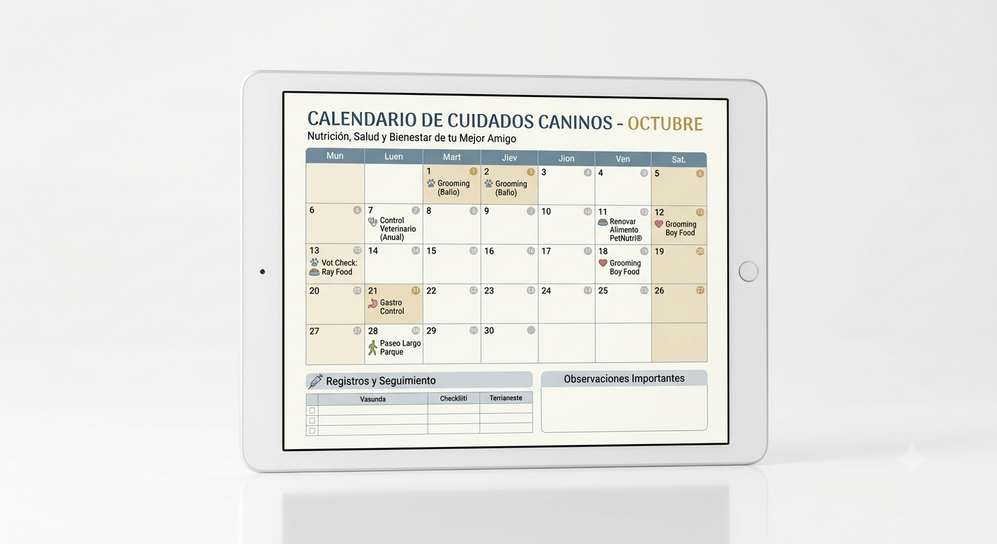 Calendario de Cuidados para Mascotas - Imagen 2